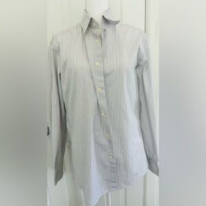 Men's Light Striped Button-Up Shirt